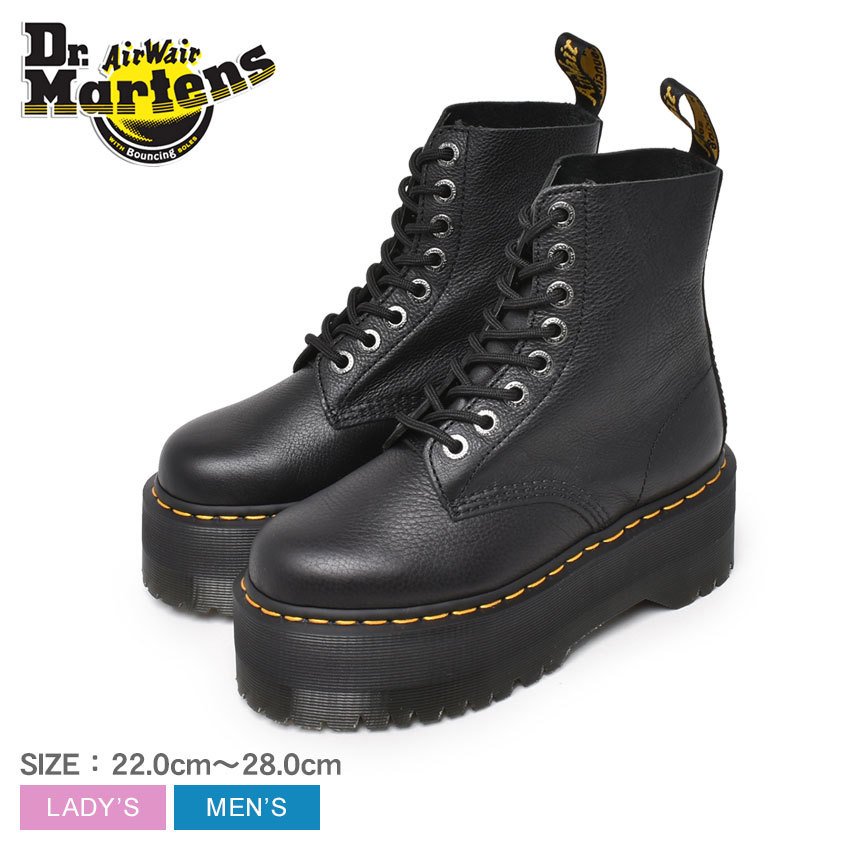 ドクターマーチン ブーツ メンズ レディース 1460 パスカル マックス DR．MARTENS 26925001 ブラック 黒 シューズ レースアップ