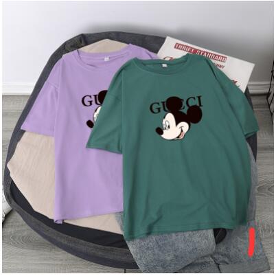 Tシャツ　　レディース　　ミッキー　　ファッション　　夏　　韓国風