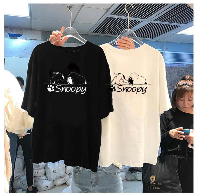 Tシャツ　　レディース　　スヌーピー　　ファッション　　夏　　2022新作