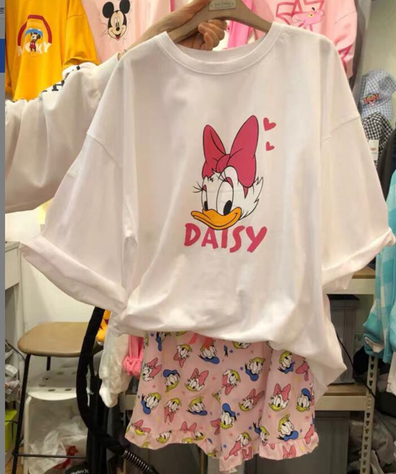 Tシャツ　　レディース　　ドナルドダック　　ファッション　　夏