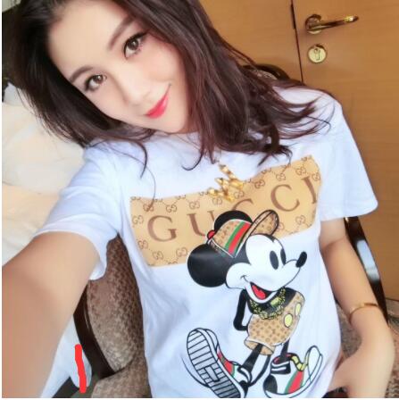 Tシャツ　　レディース　　ミッキー　　ファッション　　夏　　2022新作