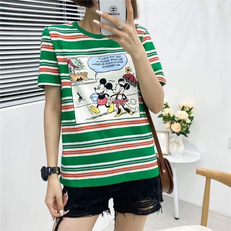 Tシャツ　　レディース　　ミッキー　　ファッション　　夏　　2022新作