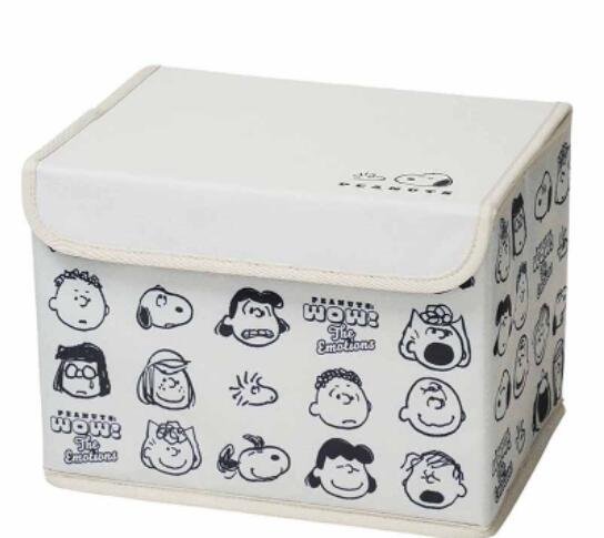 雑貨バスケット　保管箱　大容量　スヌーピー　カートゥーン　かわいい