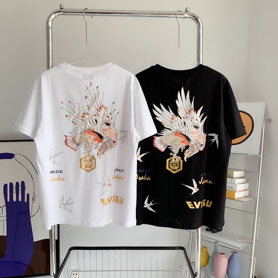 EVISU　エヴィス　Tシャツ　半袖　夏着　トップス　メンズ/レディース　ファッション