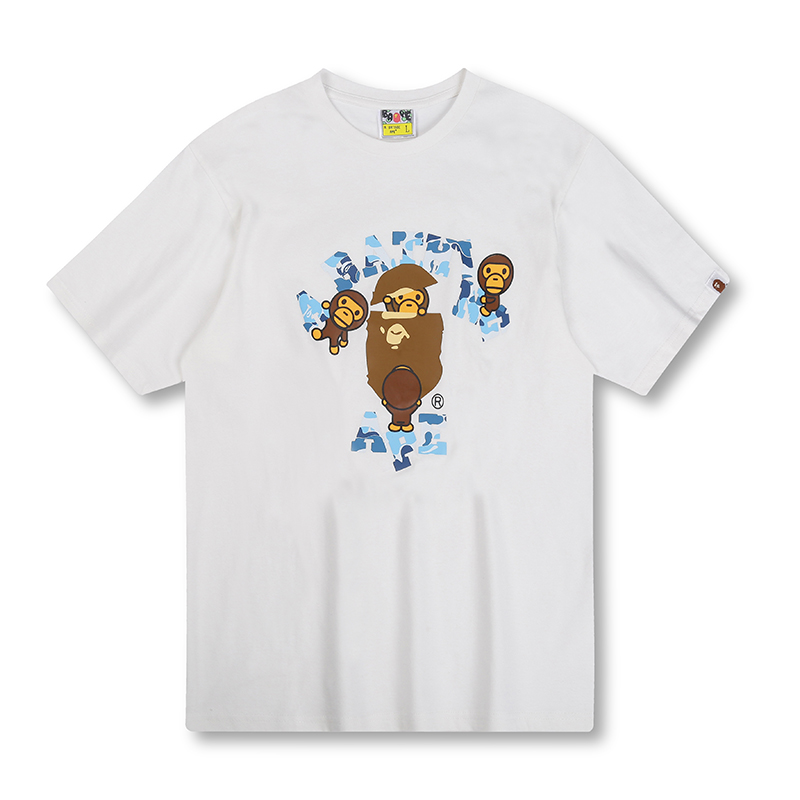 BAPE　メンズ/レディース　トップス　半袖　Tシャツ　夏着　2022新作　超人気Tシャツ　カップル　Ｍ-XXL