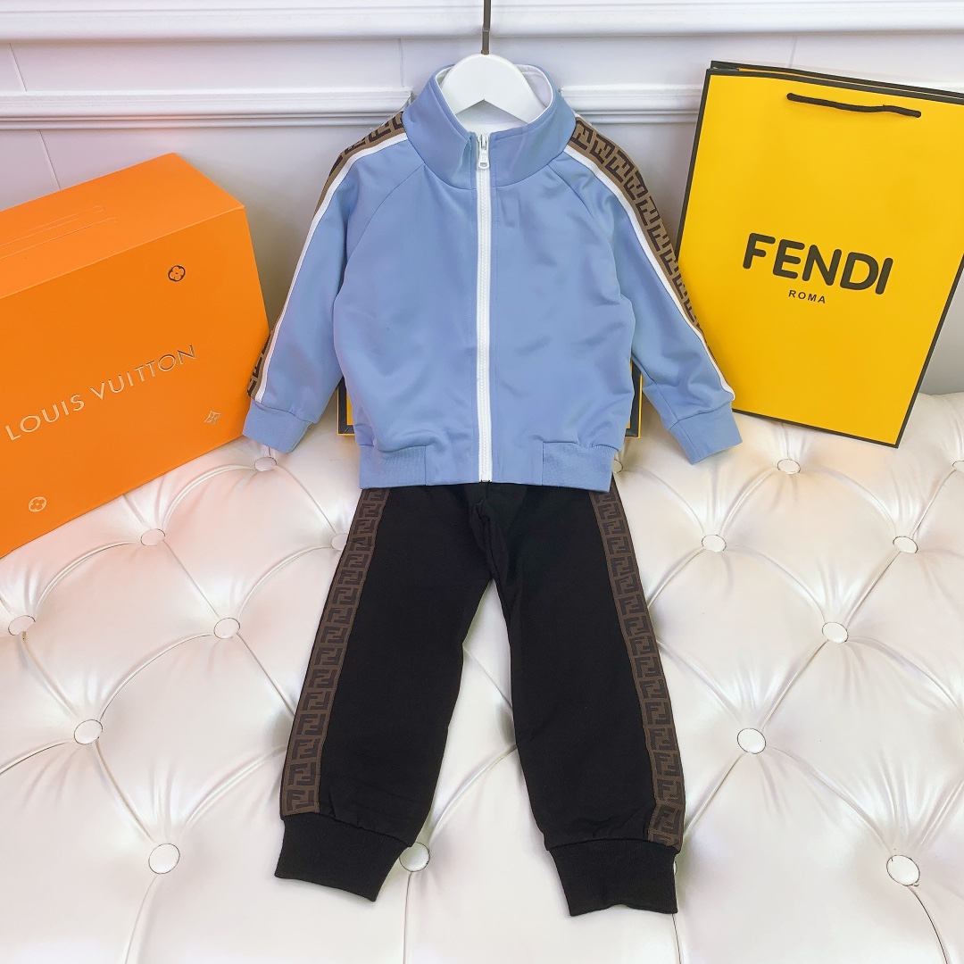 FENDI 　 セットアップ　 秋　トップス+ボトム　100-160cm