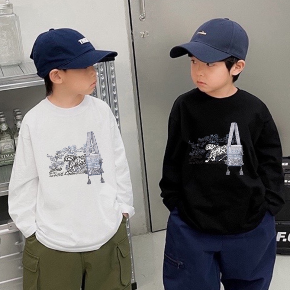 Dior 【ディオール】子供服　 春秋　Ｔシャツ　長袖　100-150㎝