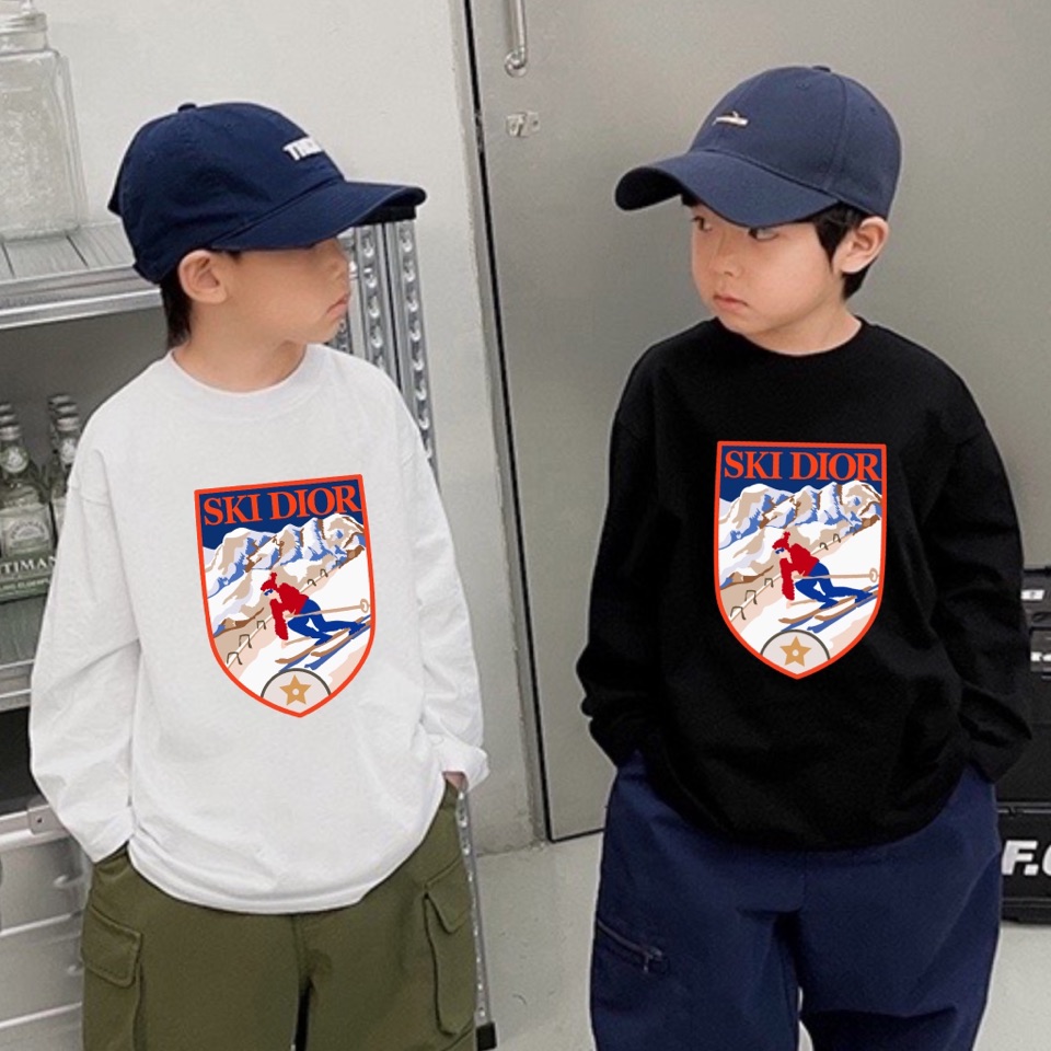 Dior 【ディオール】子供服　 春秋　Ｔシャツ　長袖　100-150㎝