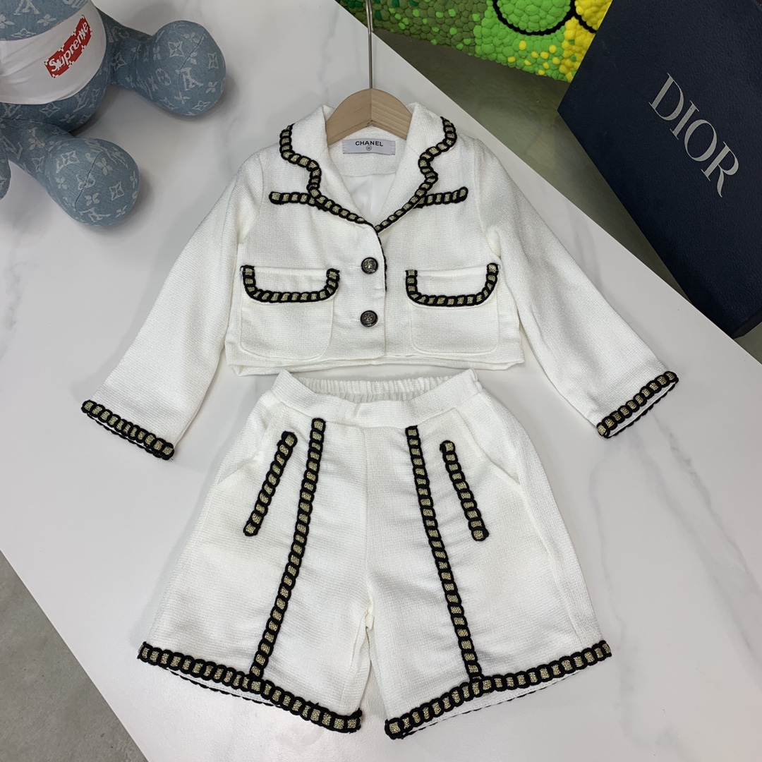 TGB ショッピング シャネル CHANEL 子供服 セットアップ ガール 秋 100-140cm