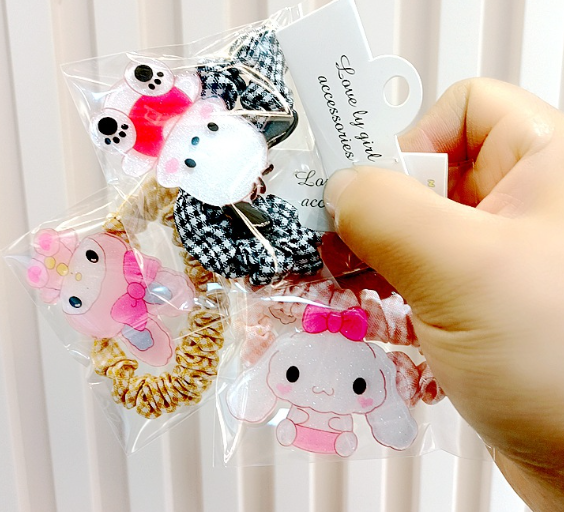 シナモロールシリーズ　子供 　アクセサリー　 ヘアリング　可愛い 　髪飾り