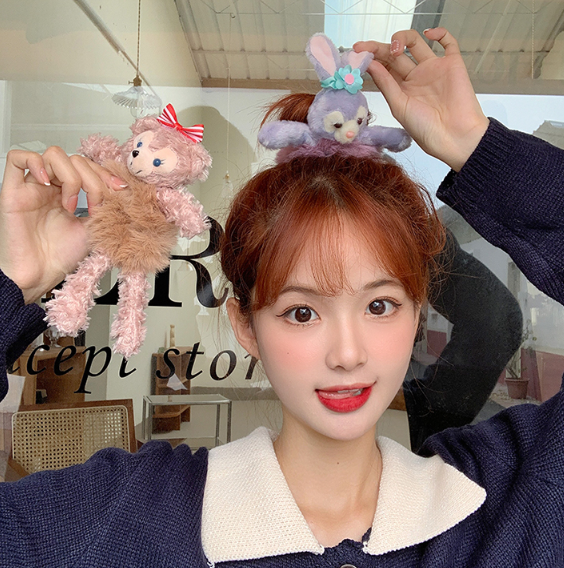 3点セット　ステラ・ルー　ジェラトーニ　ダッフィーキャラクター　ディズニーキャラクター　レディース　キッズ　髪飾り　ヘアゴム　ヘアリング　アクセサリー