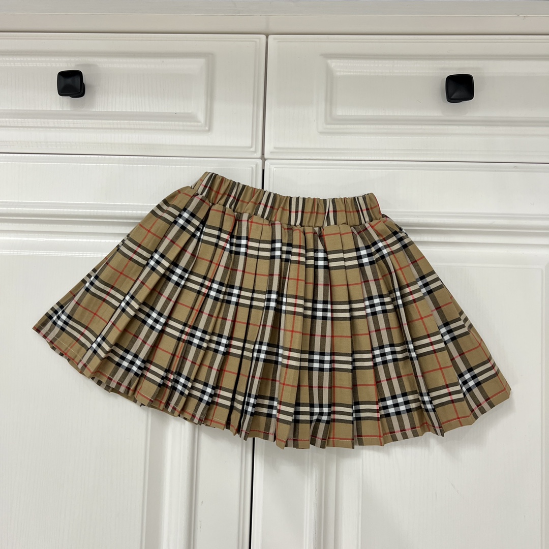 BURBERRY バーバリー ガールズスカート 120センチ ネイビー - スカート