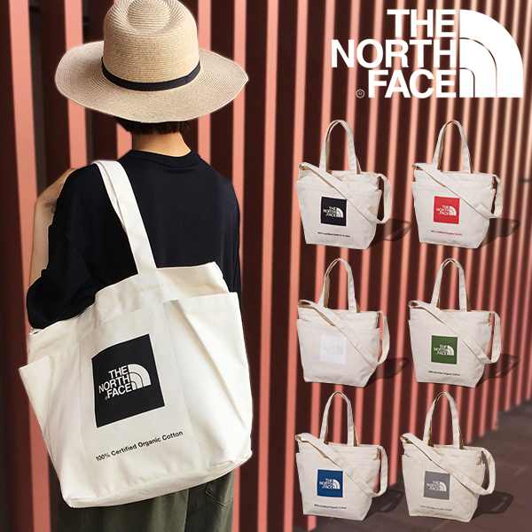 2Way ショルダー トートバッグ ノースフェイス THE NORTH FACE スクエアロゴ エコバッグ マルシェバッグ 買い物袋 11L nm82040